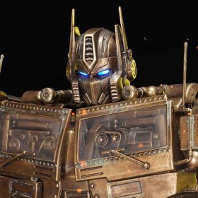 Optimus Prime Antique Gold Transformers G1 Statue by Prime 1 Studio
